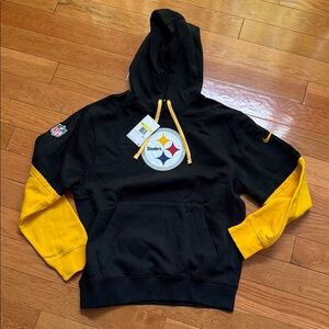 Nike Black and Yellow Steelers Hoodie